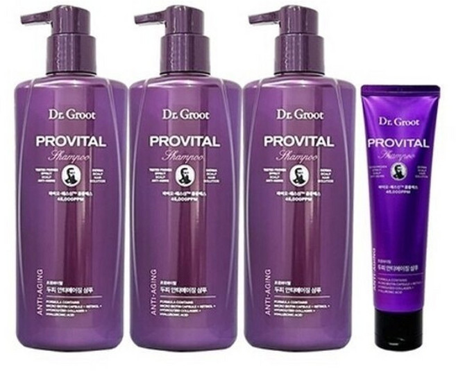 닥터그루트 프로바이탈 샴푸 500ml 3개+100ml, 4개