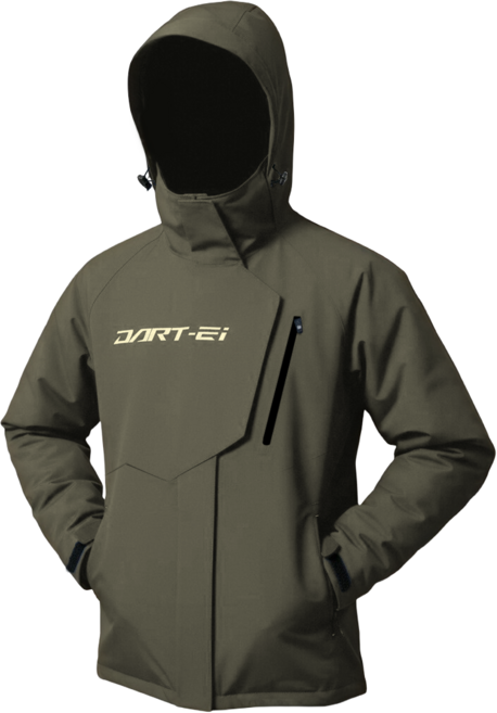 DART-Ei 防風防水連帽休閒夾克 40 000mmH₂O耐水壓 25 000g/m²-24h透濕度