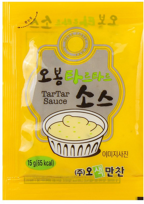 일회용소스 타르타르소스 15gx50ea 미니 개별소포장, 오봉타르타르소스 15gx50ea 2개, 1개