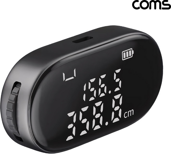 [UD228] Coms 줄 없는 슬림형 스마트 전자 줄자 곡선 신체 치수, 1개