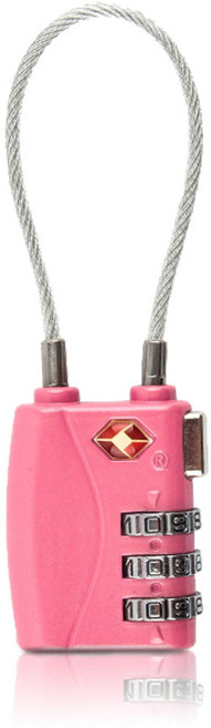 하리코 TSA 해외여행 자물쇠 연분홍, 1개