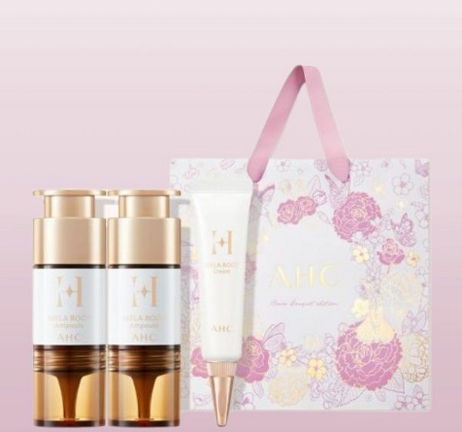 AHC 기미앰플 에이치 멜라루트앰플 10ml 2개+크림 10ml+쇼핑백 선물구성 기미 잡티 광채 톤업 534746