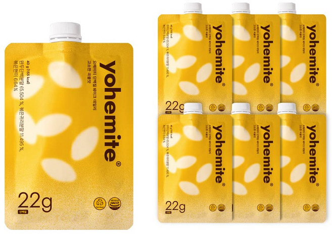 요헤미티 단백질 쉐이크 데일리 곡물맛, 7개, 40g