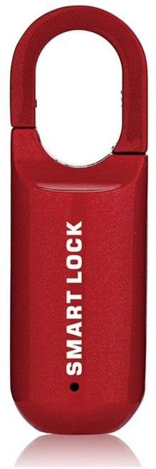 여행 가방 서랍 여행과 호환되는 지문 스마트 자물쇠 캐비닛 키리스 가정용, 빨간색, 1개