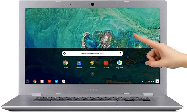 에이서 크롬북 15.6인치 IPS 풀 HD 인텔 셀러론 N3 Acer Chromebook 15.6" IPS Full HD Intel Celeron N3350 1.10 GHz 4GB, 1개
