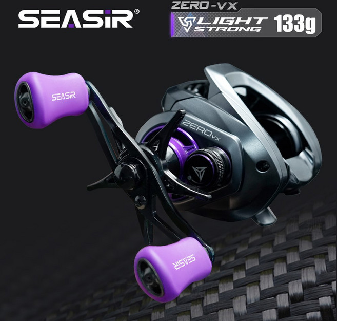 Seasir ZERO VX 133g BFS 베이트캐스팅 낚시 릴 초경량 7 6 1 기어비 6 1BB 최대 드래그 4kg 신선한 바닷물 낚시 코일, 왼쪽