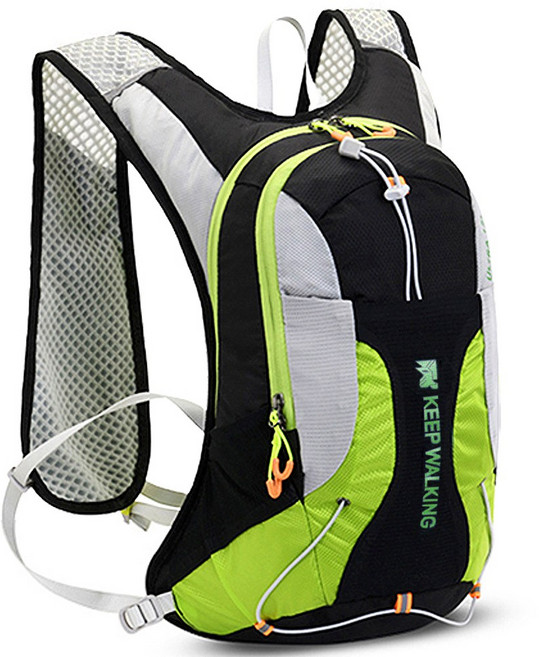 애드에딧 정면포켓 등산 자전거 아리엘 백팩 15L, 블랙