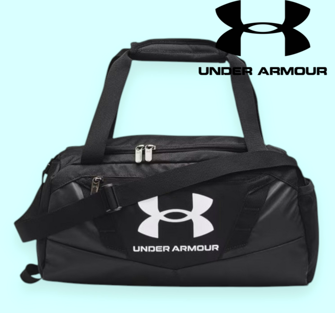 [100%매장정품] 언더아머 더플 백 블랙 가방 UA 언디나이어블 5.0 XXS 18리터, 블랙[BLACK], 1개