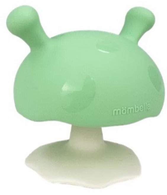 mombella 啾比小蘑菇固齒器, 薄荷牛奶, 1個