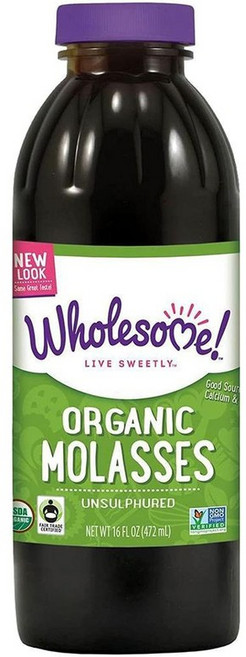 Wholesome 당밀 몰라세스 시럽 472ml Organic Blackstrap Molasses, 1개
