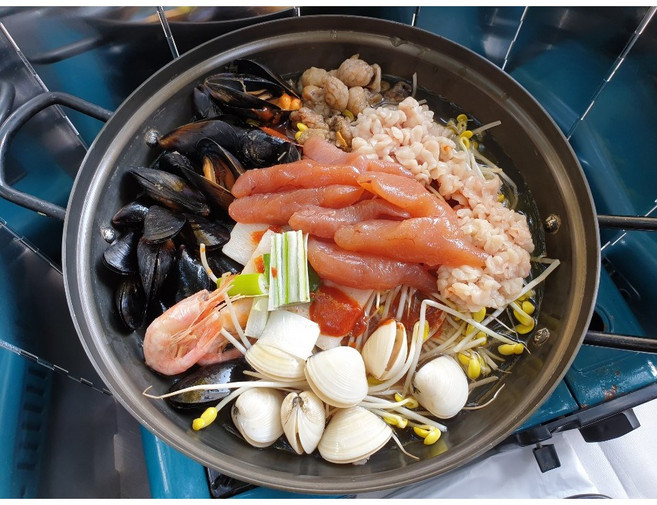 (해물유) 시원하고 칼칼한 해물탕 (15분OK! 간편밀키트) 노난다푸드, 모듬알탕, 1개, 900g