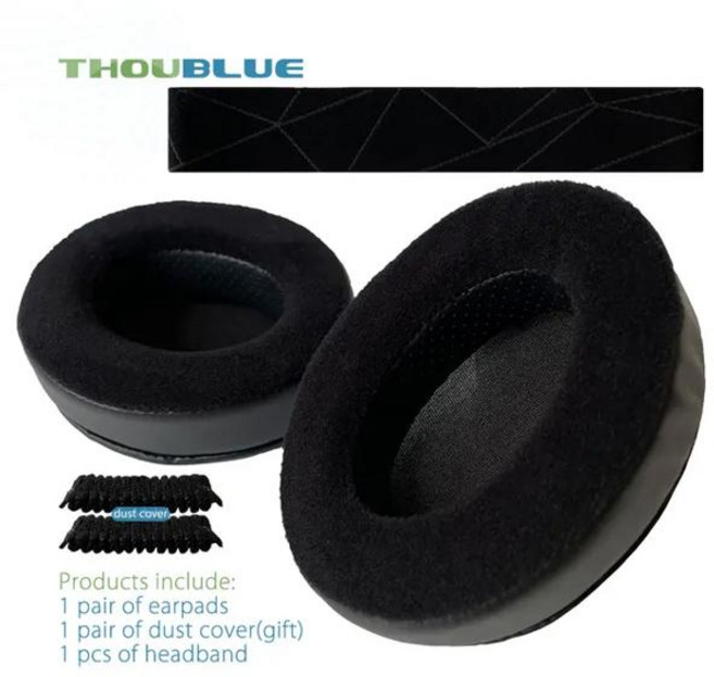 THOUBLUE-스틸시리즈 Arctis 7 7p 9 9X 프로 이어폰 교체용 이어 패드 메모리폼 커버 이어패드 헤드폰, [07] 2 and band2, 1개