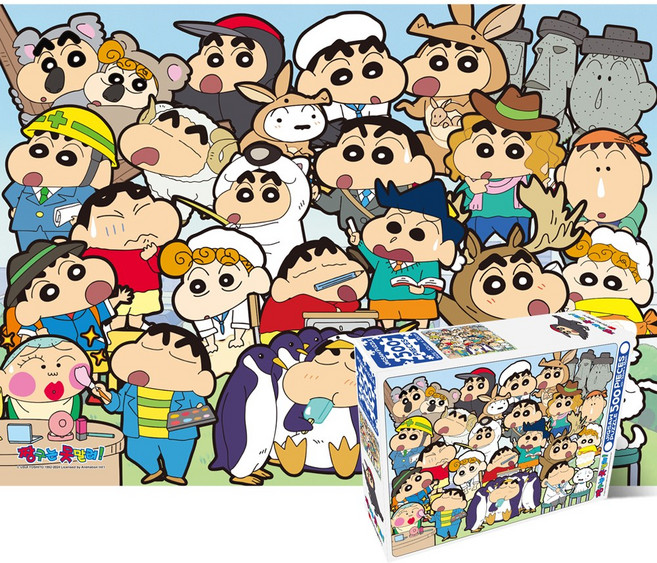 학산문화사 짱구는 못말려 직업 코스튬 500피스 직소퍼즐 HS209128, 1개, 퍼즐단품