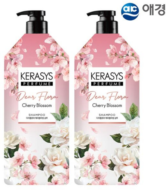 케라시스 디어플로라 체리블라썸 퍼퓸 샴푸, 1.5L, 2개
