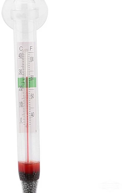 어항 온도계 부착형 수온 유리, 어항유리온도계, 1개 - 쿠팡