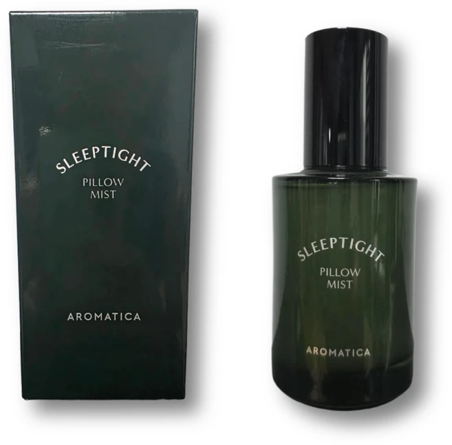 아로마티카 슬립타이트 필로우 미스트 100ml 버가못 만다린 라벤더 라반딘 마조람 샌달우드 벤조인, 기본, 1개 - 쿠팡