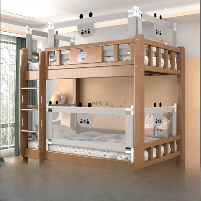 2층침대 안전 낙상방지 가드 난간 맞춤형 보호 프레임 칸막이 지지대 낙하방지 추락 188823, H. 핑크베어(1.5m)