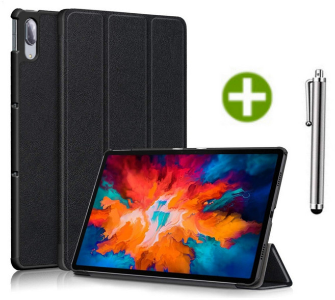 레노버탭 P11 프로 PRO 1세대 11.5인치 호환 커버 케이스 TB-J706F J716F Lenovo Tab 케이스나라, 블랙