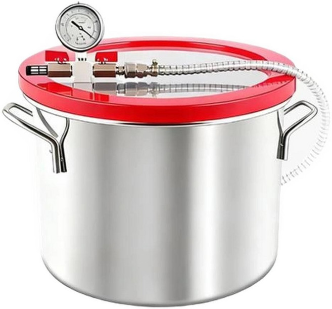 수동 탈포기 도배 소포기 배럴 발생기 용기 몰드 풀 제거 소형 압출기 미니 스텐 에폭시, B. 2L 펌프+25cm