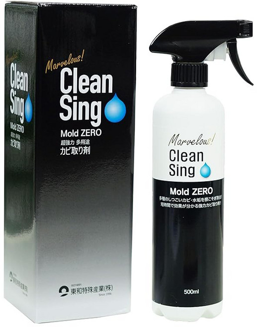 쾌적 생활 슛과 초로 깨끗하게강력 곰팡이 제거제[몰드 제로]2개 세트, 1g, 1개