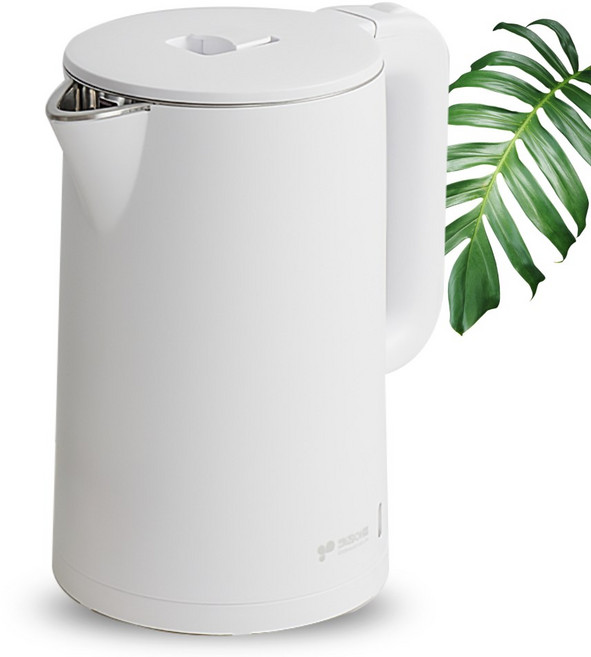 키네스코 키친아트 대용량 스텐 전기포트 무선 전기 주전자 커피포트 보온 포트기, 이중포트