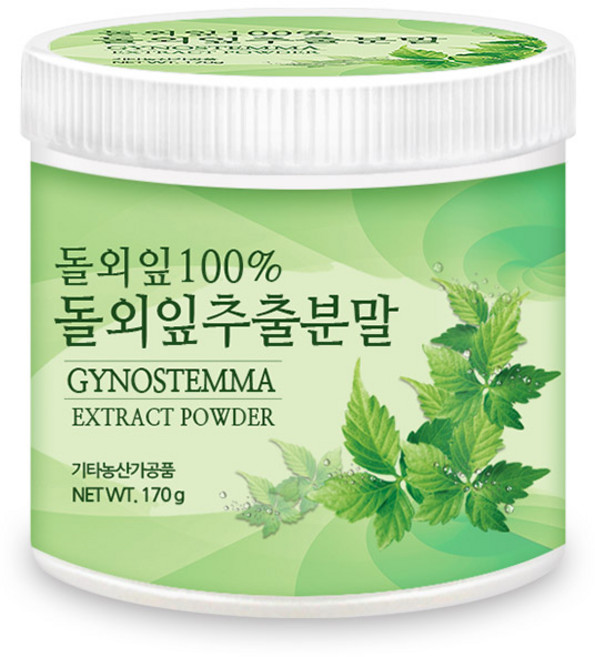 푸른들판 돌외잎 추출물 100% 돌외 잎 추출 분말 가루 차 20배 농축, 170g, 1개