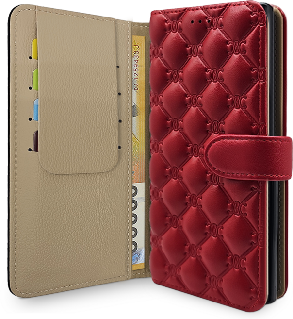 아리움 샤를렌 가죽 지갑 카드 다이어리 핸드폰 케이스