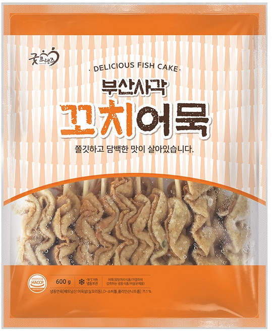굿프랜즈 부산사각꼬치어묵 600g (20개입), 3개