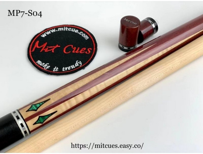 國華撞球 Mit Cues 魅特手工桿MP7-S04撞球桿 手工製作, 1個, 亞麻線把