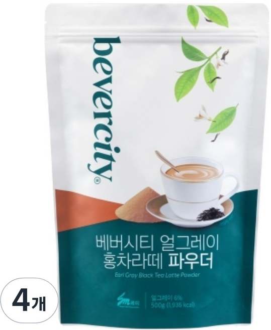 베버시티 세미 얼그레이 홍차라떼, 500g, 4개, 1개입
