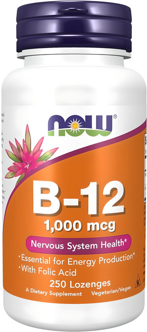나우푸드 B-12 1000mcg 로젠지, 250정, 1개