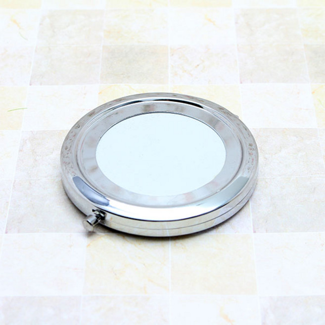 공예품제작용/접이식 원형손거울/고급형, 1개