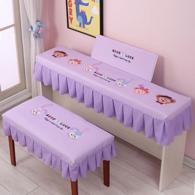 야마하 P115 야마하 P35 P95 PX130 PX160 카와이 ES105 ES100 ES110 카시오 PX130 PX135 PX150 피아노 더스트 커버, 스툴 커버 58x38cm, C, 1개