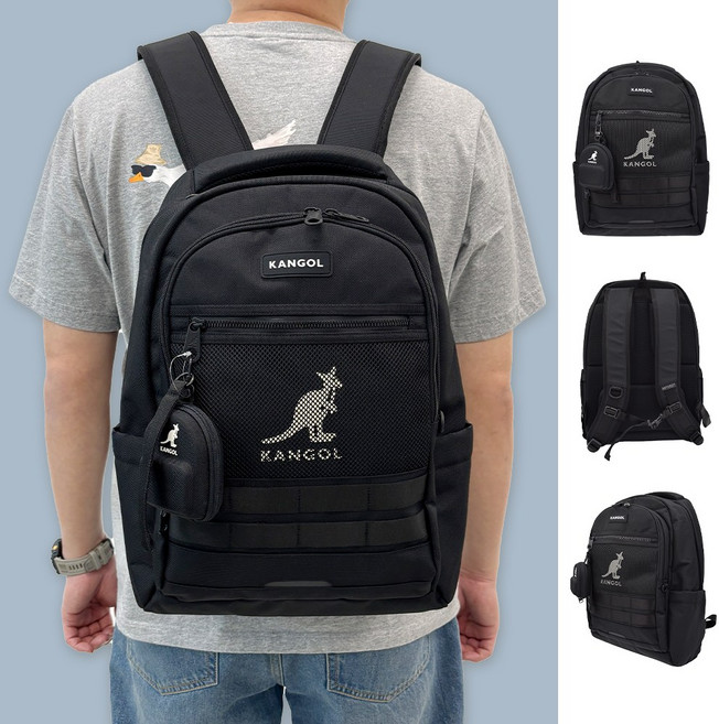 캉골 백팩 책가방 학생 가방 중학생 고등학생 신학기+파우치
