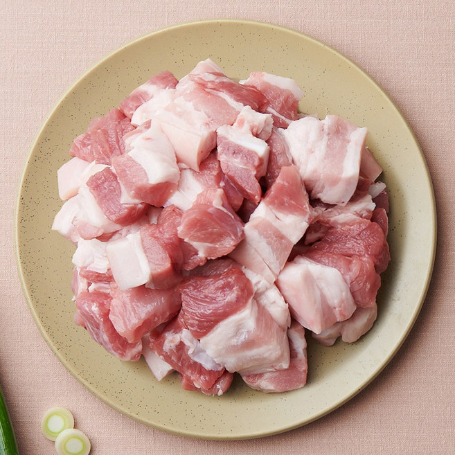 국내산 한돈 냉장 오겹살 500g 미박삼겹살 통오겹살 구이 보쌈용 찌개 용도별 돼지고기, 찌개용, 1개