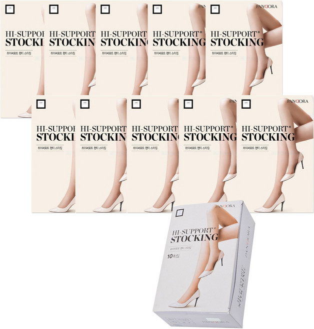 비비안 판도라 하이써포트 팬티 스타킹 10족 1BOX