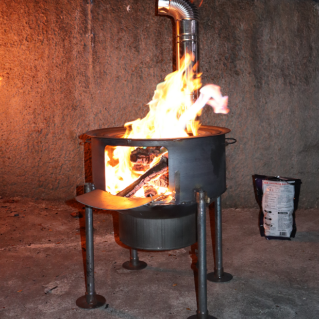 불멍화로대 드럼통 화덕 캠핑 화목 난로 전원주택 시골 바베큐 화롯대, 외경52CM 두께2.1MM 링 포함(이벤트가격적용중), 1개