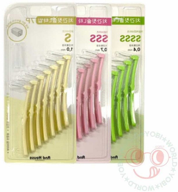 요비월드 치간칫솔 7P 치간치실 치간세정기 치아세정기, S 앤드694