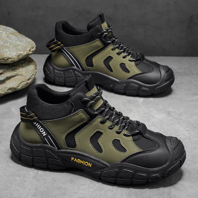 style dr 남성 편안한 운동화 방수 미끄럼 방지 트레킹화 등산화 경량 운동화 남성런닝화