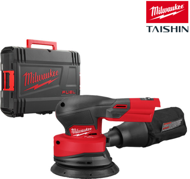 밀워키 M18 FROS125-0X0 베어툴 18V FUEL 듀얼액션 125mm 원형 샌더기 속도조절 본체만, 1개