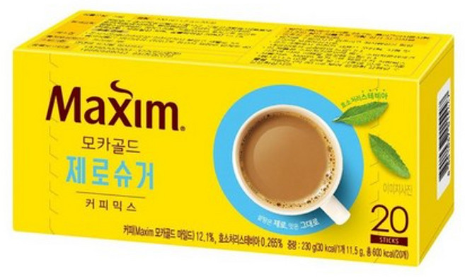 동서 맥심 모카골드 제로슈거 20T, 11.5g, 1개, 1개