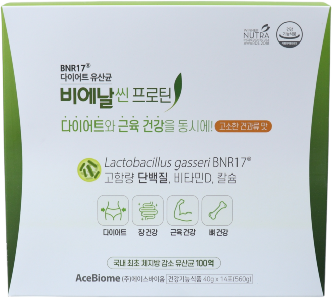 BNR17다이어트 비에날씬 프로틴 40G 14포 1박스, 14회분, 1개