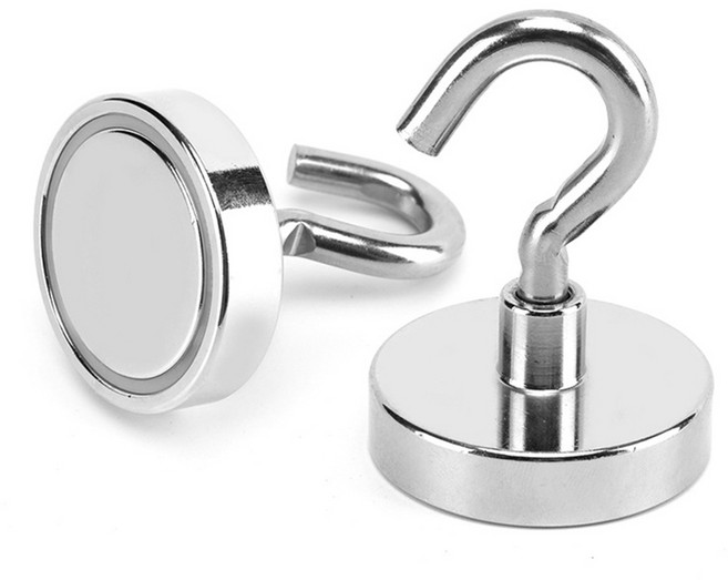 (포워드테크) D16 /초강력/ 네오디움 /고리자석/ 홀더/ 후크/ 걸이 /고리 /모자걸이/ 다용도/ 냉장고/ 도어훅/ 열쇠, 고리형 자석, 1개