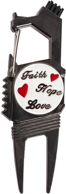 지칸디 골프 7N1 디봇툴 그린보수기 디봇수리기, 1개, 블랙