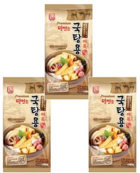 맛있는 국탕용 어묵 230g 3개
