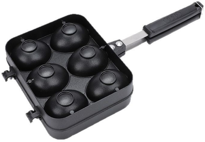 귀월미 가정용 에그와플 팬 베이킹 몰드 베이킹 조리도구, 1개, 17cm