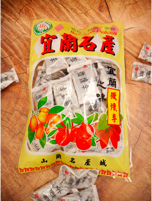 宜蘭山嵐德合記微燻李 無籽單粒包 解膩蜜餞, 1個, 510ｇ
