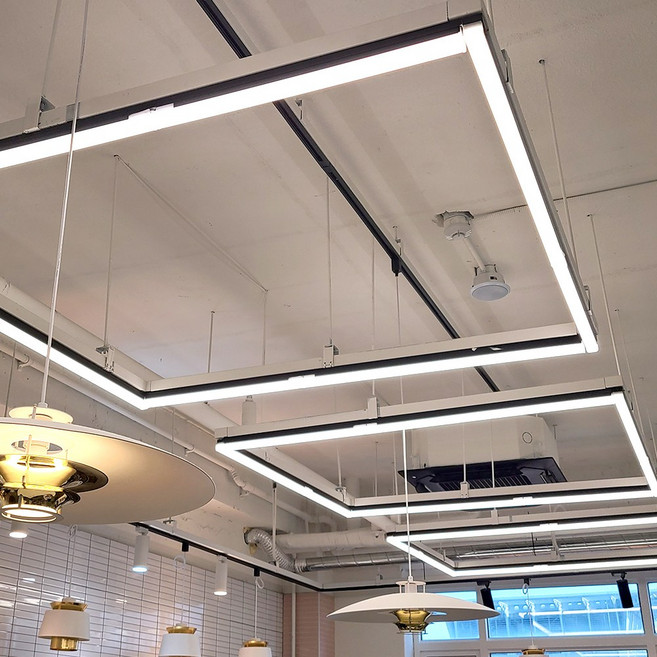 LED 에코 티라인 레일조명 T라인 트랙 조명 레일등 플리커프리 T7 T10 라인조명 무드등, 1개, 에코 티라인 300 화이트-주백색