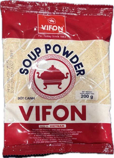 VIFON 보트칸 베트남 요리 조미료 망고 소금, 10개, 200g