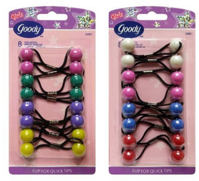 goody 구디 트윈 컬러 방울끈 8P 24821